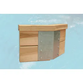 Weka Massivholzpool 593 B Set 476 x 376 x 116 cm inkl. Sandfilteranlage