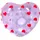 Swim Essentials Cup Holder Lila Herz 17 x 17 x 17 cm | Getränkehalter