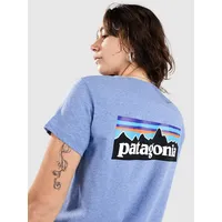 Patagonia P-6 Logo Responsibili-tee Damen T-Shirt abundant blue S