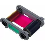 Evolis Evolis, Beschriftungsband, YMCKO Color Ribbon - 300 (Gelb, Violett, Schwarz, Türkis)