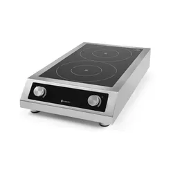 Hendi Induktionskocher 2x3500W 400V Profi Line mit manueller Bedienung