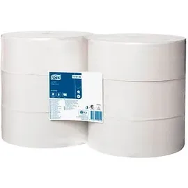 TORK Jumbo-Toilettenpapier T1 Universal 1-lagig Recyclingpapier, 6 Rollen