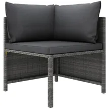 vidaXL Gartensofa 65 x 64 x 32 cm Grau