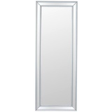 Xora Wandspiegel, Silber, Glas, rechteckig, 60x160x4 cm, senkrecht und waagrecht montierbar, Ganzkörperspiegel, Spiegel, Wandspiegel