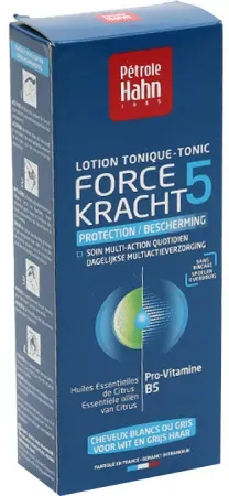 Pétrole Hahn Kraft 5 Schutz Tonische Lotion Für Weißes Und Graues Haar Flasche 300ml