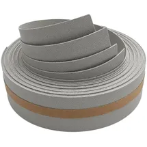 zaun|zu® Sichtschutzstreifen 255 x 4,7 cm grau Kunststoff 2 St.