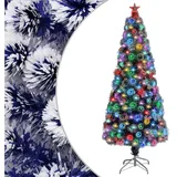 vidaXL Künstlicher Weihnachtsbaum blau/weiß 180 cm