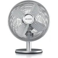 Brandson Tischventilator, mobiler Lüfter, oszillierend 80°, Ventilator mit 3