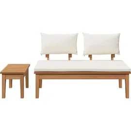 vidaXL Gartenbank 2-Tlg 42006396  Braun