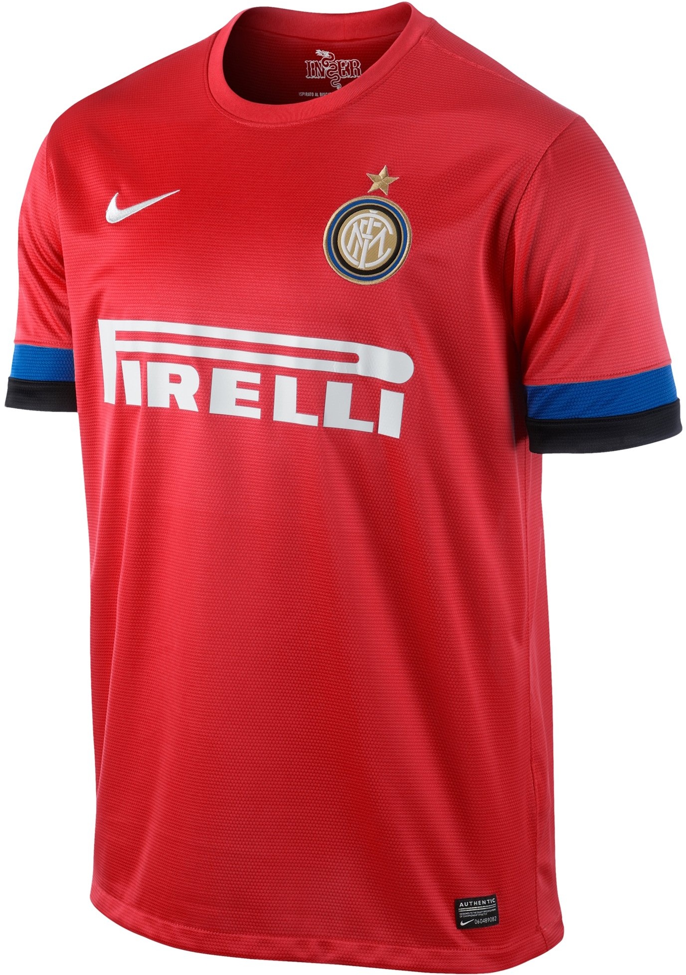 Nike Herren Trikot Inter Milan Away Replay Jersey, red/Blue/Black, XL, 479320-603