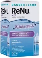 RENU MPS FLIGHT PACK SOLUTION MULTIFONCTIONS SENSITIVE EYES - Solution multifonction pour De Conservation Et Nettoyage 100 ml