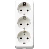 Jung SCHUKO-Dreifach-Steckdose 10 S 23 L WW