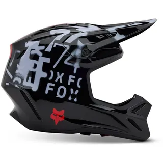 FOX Racing Unisex-Adult Fox V3 SEVENTY4 Black S Helmet