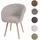 Mendler Esszimmerstuhl Malmö T633 Textil creme/grau