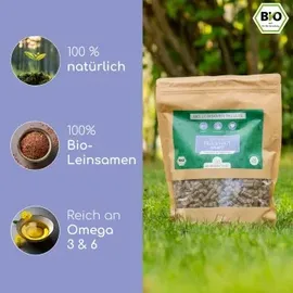 Wolfsbacher Natur Bio Leinsamen Pellets 1500 g