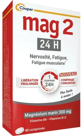 Mag2 24H Nervosität Müdigkeit Und Muskelermüdung 40 Tabletten