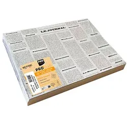 400 PROnappe Platzsets Vintage Zeitung weiß 30,0 x 40,0 cm