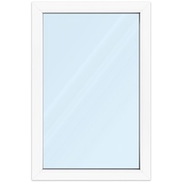 Fenster 80x120 cm, Kunststoff Profil aluplast IDEAL® 4000, Weiß, 800x1200 mm, einteilig festverglast, 2-fach Verglasung, individuell konfigurieren