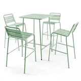 Oviala Bartisch 70 x 70 x 105 cm Salbeigrün