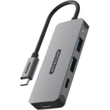 Sitecom USB-C-auf-USB-A- oder USB-CHub