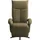 sit&more TV-Sessel Amica Kunstleder 74 x 112 x 82 cm Grün mit Kopfteilverstellung & Drehfunktion