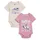 Puma Minicats Newborn Bodysuit 2pcs Set INF Kinder Overall, rosa - 56