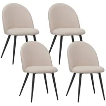Albatros Esszimmerstuhl Capo Stoff beige 4er Set