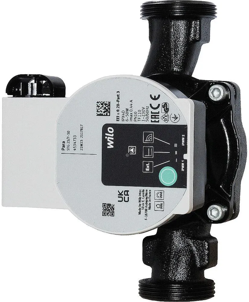 Umwälzpumpe Wilo Para STG25/7-50 passend für Solarstation Easyflow Basic, Baulänge 180 mm