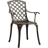 vidaXL Bistro-Set Aluminiumguss 3-tlg. bronze 315591