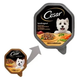 Cesar Landragout Geflügel und Gemüse 14 x 150 g