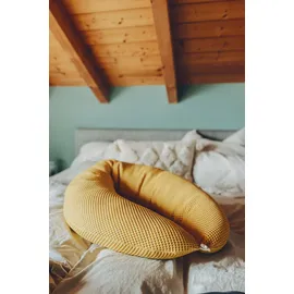 HOBEA-Germany Stillkissen Waffelmuster senfgelb Stillkissen