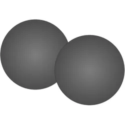 Zwei Sonnenbrillen-Kunststoff-Brillengläser 1,50