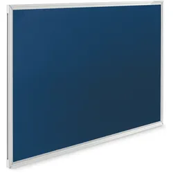 Magnetoplan Pinnwand Moderations- Präsentationswand Textilboard SP -   150x100cm - Blau -Textil - Aluminiumrahmen