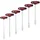 KS Tools T-Griff-Nussschraubendreher-Satz 6-tlg. 6-14 mm