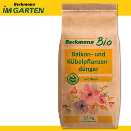 Beckmann & Brehm Balkon- und Kübelpflanzendünger mit Neem 1,5 kg