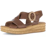 Gabor Plateau-Sandaletten Damen Braun 42,5