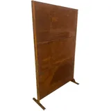 Estexo XXL Sichtschutzelement Metall Gartenzaun 190x120 cm Sichtschutzwand Edelrost