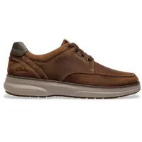 CLARKS für Herren. 26184427 Mullan Moc Leder Turnschuhe braun
