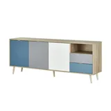 Finori Sideboard Cuba 180 x 71 x 40 cm mehrfarbig