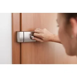 ABUS 2110 S Tür-Zusatzschloss Silber