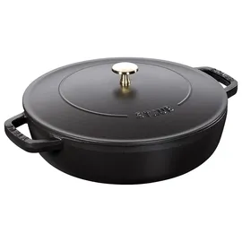 Staub Chistera Bräter 24 cm schwarz