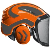 Forsthelm "INTEGRAL FOREST" fein F39 - orange/grau