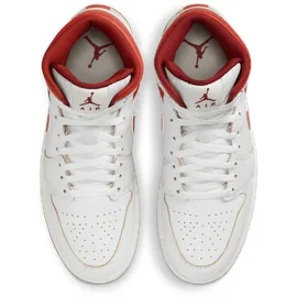 Jordan Air Jordan 1 Mid Se, Herrenschuh - Rot,Weiß - 44