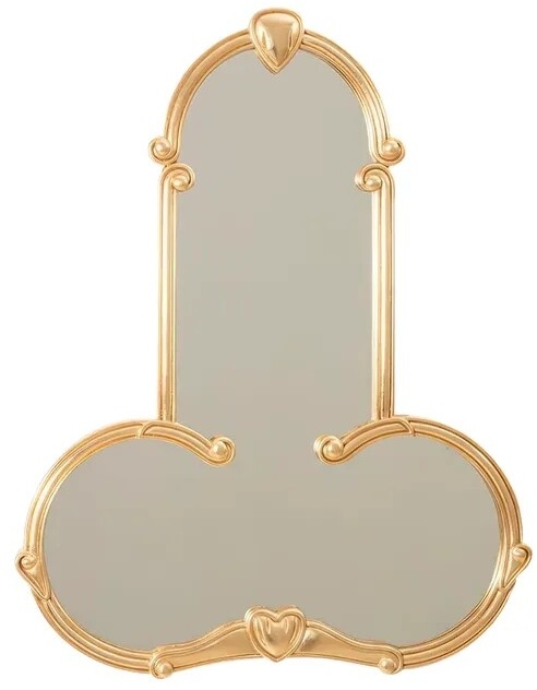 Seletti - Liberty Mirror Man Gold - 557 - 718