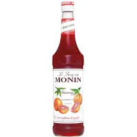 Monin Blutorange Sirup 1000ml für Cocktails, Speisen und Getränke