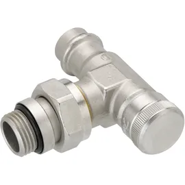 Danfoss Rücklaufverschraubung RLV 15 R 1/2 Zoll Pressfit Eck vernickelt