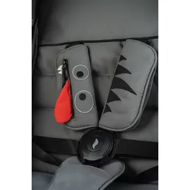 Osann Boogy Kinderwagen Buggy mit Liegefunktion ab Geburt bis 22 kg - inklusive Regenverdeck, Transporttasche und Babyschalen-Adapter // Monster