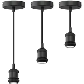 ledscom.de RETRA 1-flg. E27 30 cm Käfig-Schirm schwarz, bronze