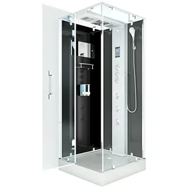 AcquaVapore Duschkabine Komplettdusche Fertigdusche Dusche 90x90 cm ohne 2k Scheiben Versiegelung