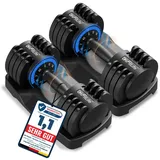 DH FitLife FitLife Verstellbare Kurzhanteln 2 bis 12 kg 2er Set schwarz